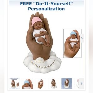 Ashton Drake God's Greatest Gift Miniature Baby Doll With Name Beads